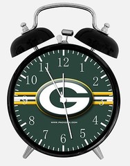 Green Bay Packers Alarm Desk Clock 3.75″ Room Office Decor E311 Nice Gift
