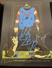 NEW!!! Weezer October 8, 2024 In Sacramento, CA Tour Poster