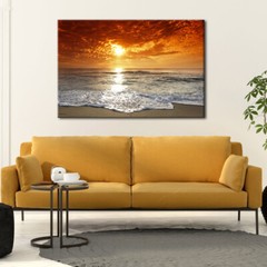 Canvas Print Painting Picture Home Decor Wall Art Sea Beach Landscape Framed