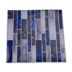 Easy Installation 3D Tile Stickers Waterproof Kitchen Bathroom Decor (10Pcs)