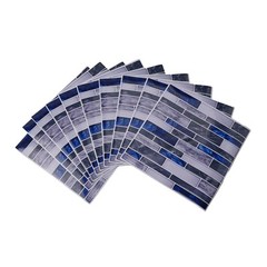Easy Installation 3D Tile Stickers Waterproof Kitchen Bathroom Decor (10Pcs)