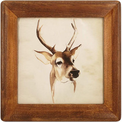 8X8 Picture Frames, Rustic Wooden Square Photo Frame with Real Glass Front,Wall