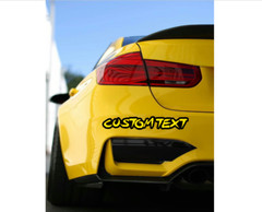Custom Laser-Cut Acrylic Emblem Badge for Car – Multi-Color Personalized Name