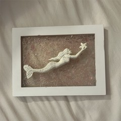Mermaid resin and glass art
