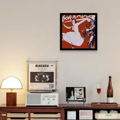 Vinyl Frame Record Frames for the Wall Display Album Covers, Wood 12.5×12.5
