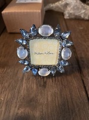Vintage Milson & Louis Rhinestone 2.5’’ Square Frame For 1.5×1.5 Photos.