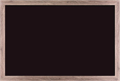 U Brands Magnetic Chalkboard 24×36 Rustic Wood Frame Matte Surface