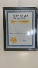 Picture Frame Glass Front Black 11×8.5 Great for Print ads