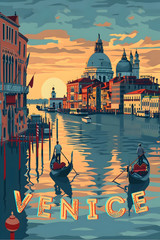 VENICE ITALY 8″X12″ ALUMINUM METAL SIGN/WALL ART BRAND NEW MS26